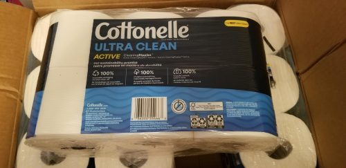 Cottonelle Toilet Paper, 24 Family Mega Rolls = 132 Regular Rolls (4 Packs of 6), Ultra Clean, Strong Bathroom Tissue, 353 Sheets per Roll, Packaging May Vary photo review