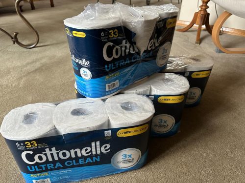 Cottonelle Toilet Paper, 24 Family Mega Rolls = 132 Regular Rolls (4 Packs of 6), Ultra Clean, Strong Bathroom Tissue, 353 Sheets per Roll, Packaging May Vary photo review